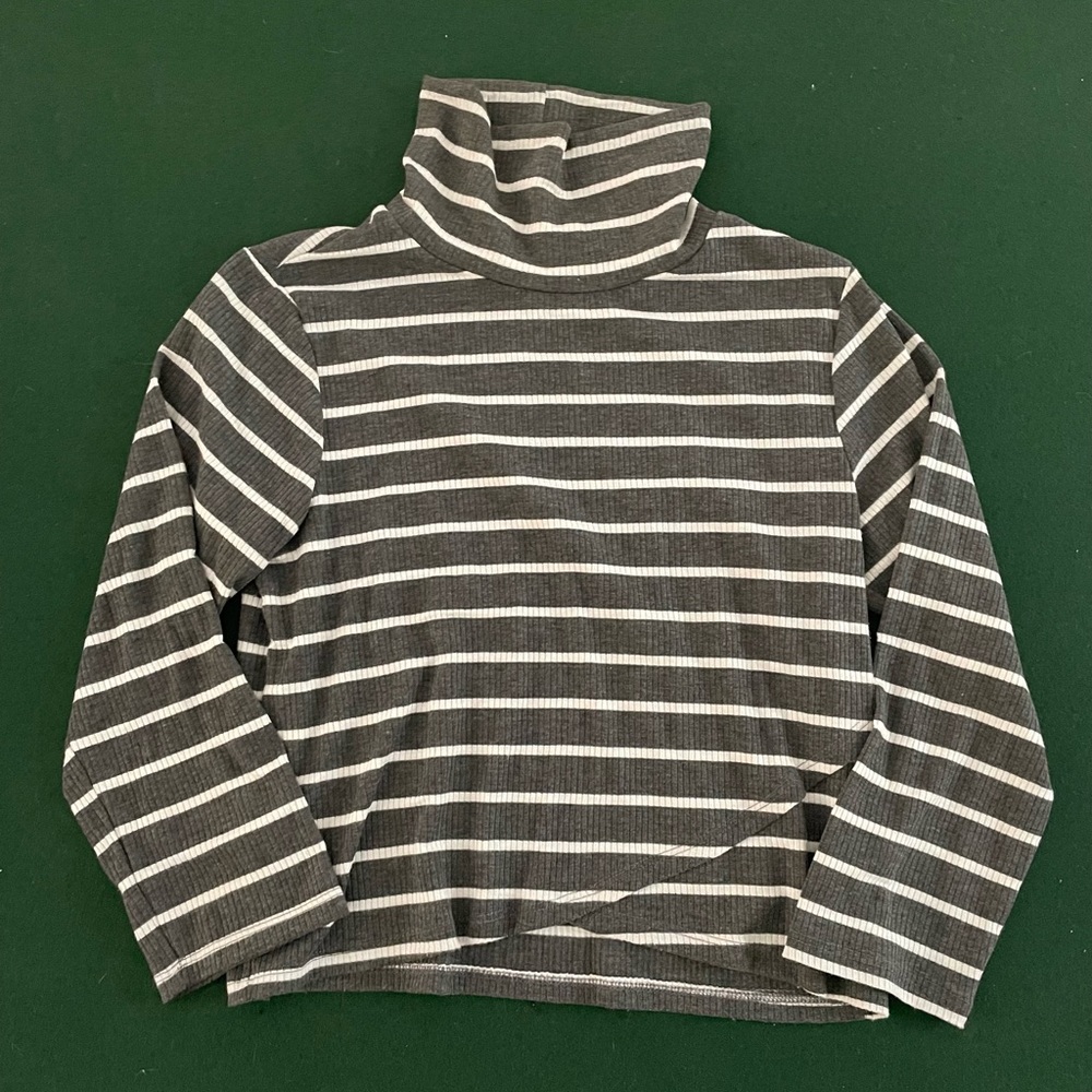 Soul Cake Striped Turtleneck